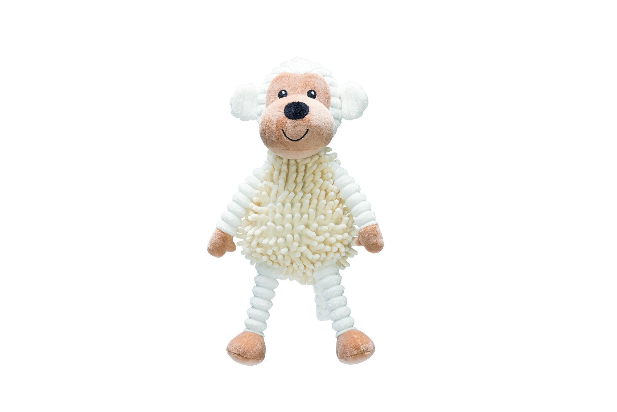 Beeztees Eco Aap Jeppe - Knuffel - Hondenspeelgoed - beige