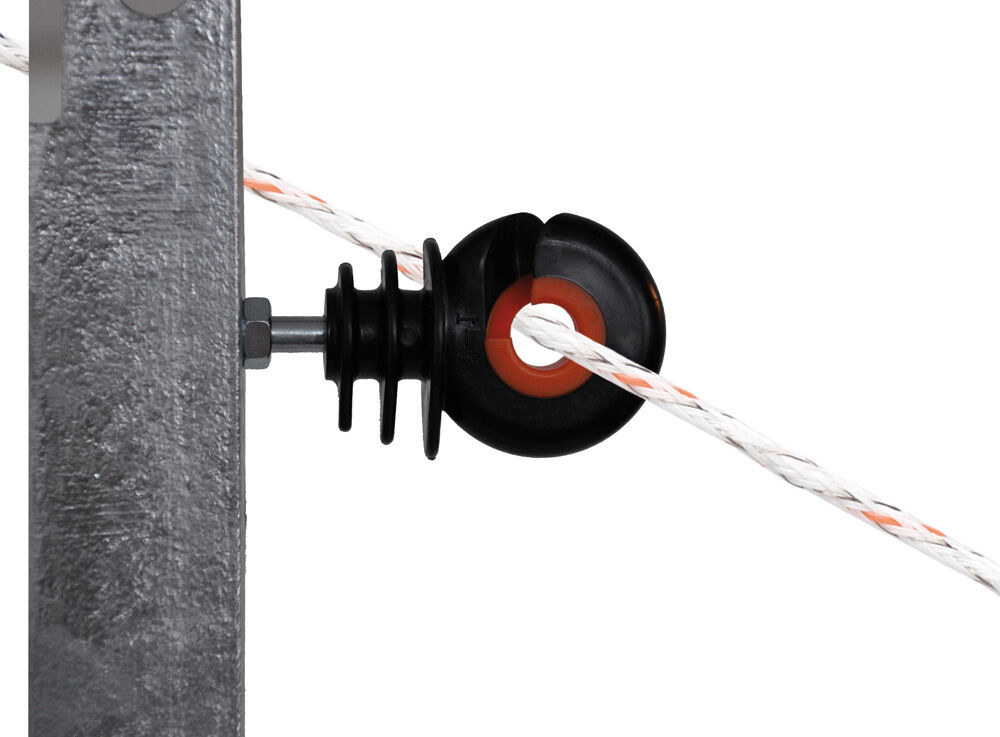 Gallagher Schroefisolator XDI - 11 cm - 10 Stuks - Zwart - 18 cm