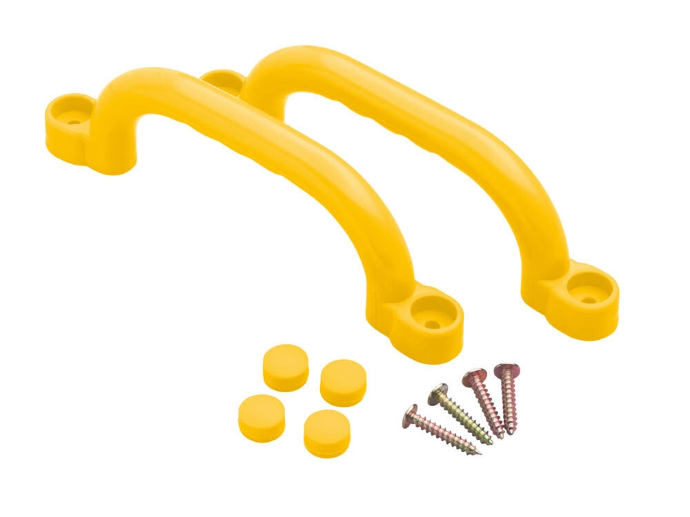 Swing King - Handgreepset - 2 Stuks - Geel - Kunststof Swing King - Handgreepset - 2 Stuks - Geel - Kunststof