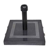Lesli Living  - Parasolvoet - 30kg - Zwart - 6x4x2 cm