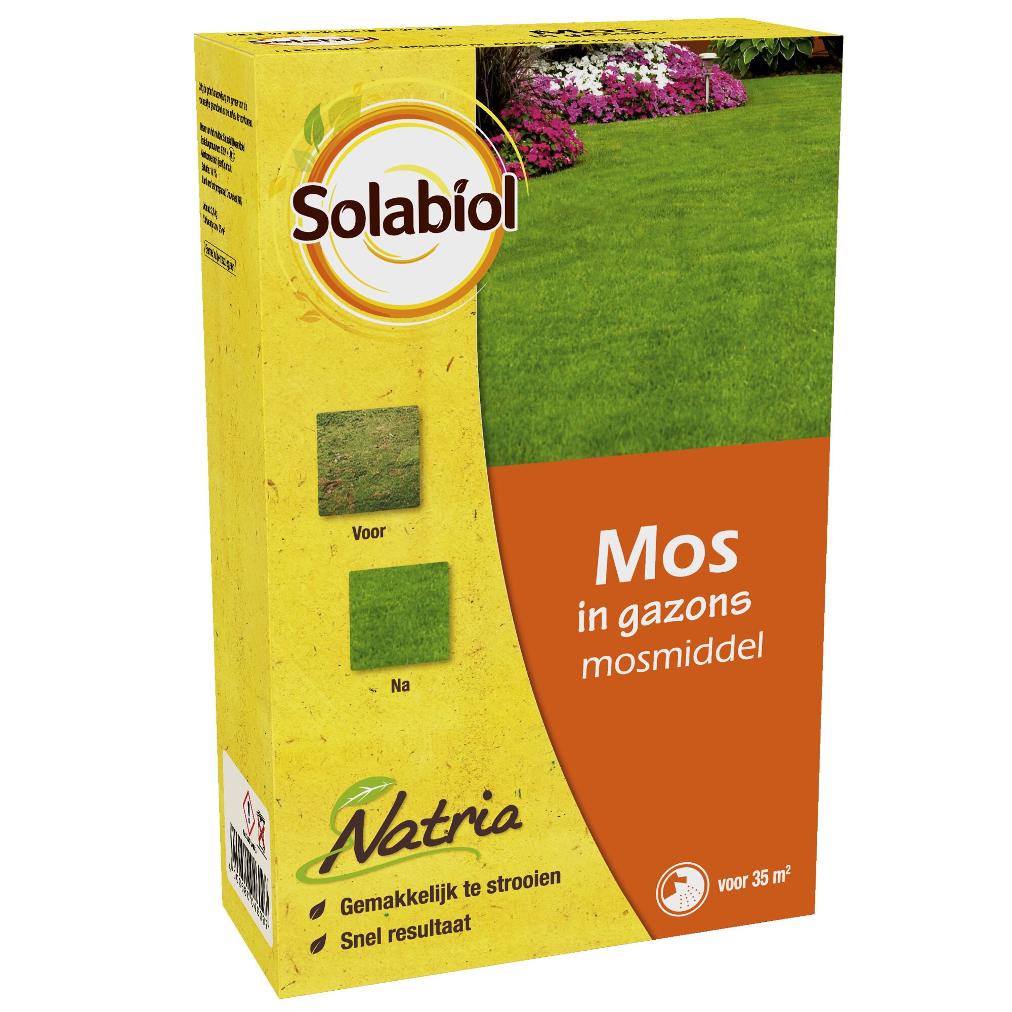 Solabiol Natria Fertimoss mosmiddel - Mos in gazon Solabiol Natria Fertimoss mosmiddel - Mos in gazon