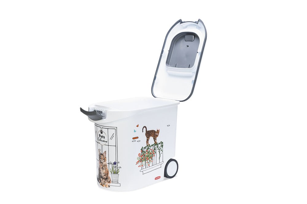 Curver Kat - Voercontainer - 35 l - Wit