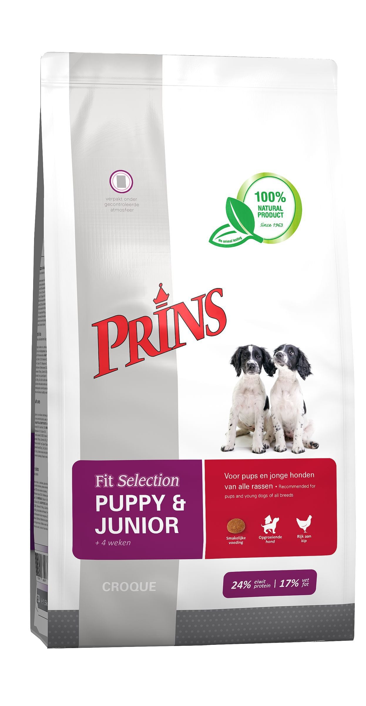 Prins Fit Selection Puppy & Junior - Hondenvoer - 2 Kilogram - gevogelte Prins Fit Selection Puppy & Junior - Hondenvoer - 2 Kilogram - gevogelte
