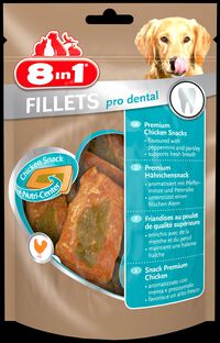 8in1 Fillets Pro Dental - Hondensnack - 80 Gram - kip
