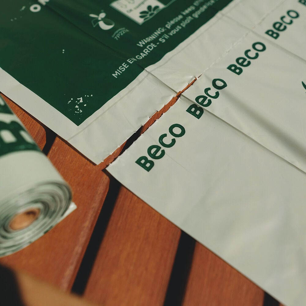 Beco Composterbaar Poepzakjes - Poepzakjes & accessoires - 96 Stuks - Groen