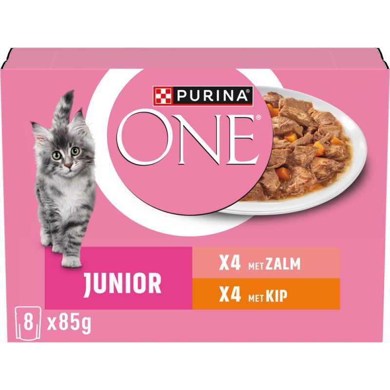 PURINA ONE Junior - Kattenvoer - 85 Gram - wortel