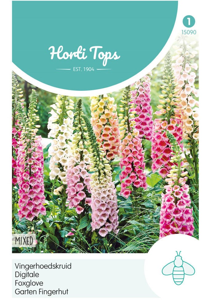 Hortitops Vingerhoedkruid - Bloemzaden Hortitops Vingerhoedkruid - Bloemzaden