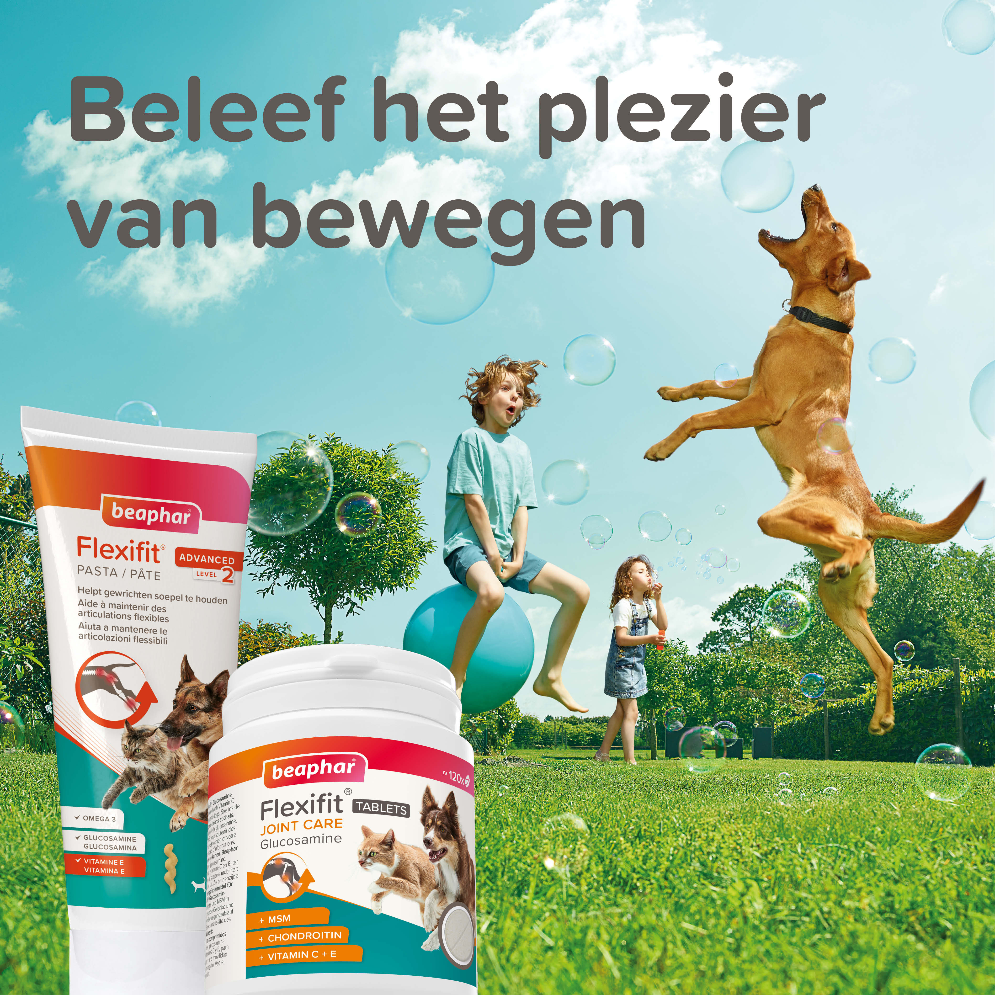 Beaphar Flexifit - Glucosamine tabletten - 120 Stuks