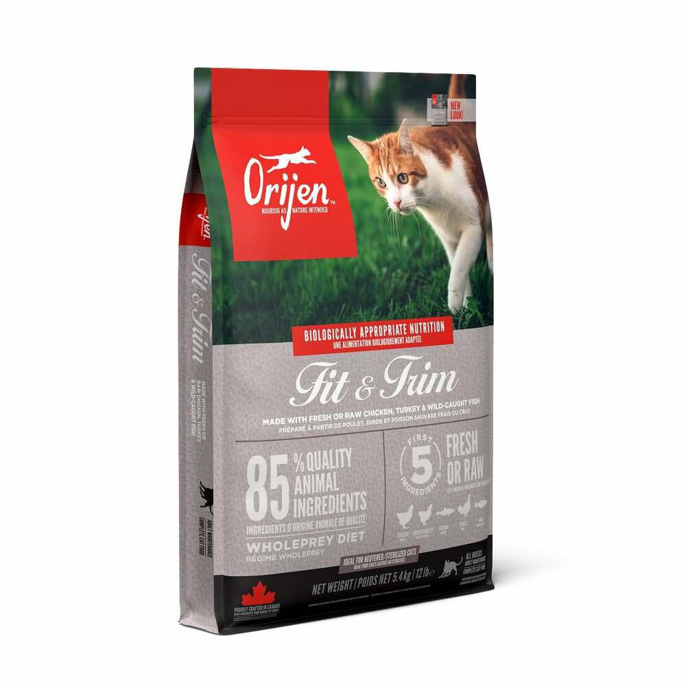 Orijen Whole Prey Fit - Trim Cat - Kattenvoer - 5.4 Kilogram - kip