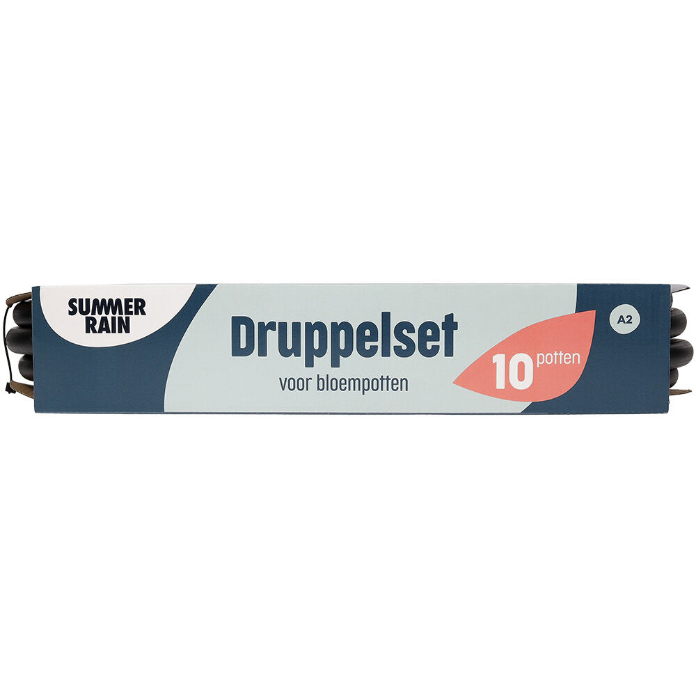 SummerRain - Druppelset voor bloempotten - 10 potten - 15 m