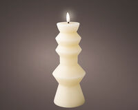 Lumineo LED Kaars - Kerstverlichting - 23 cm - Creme/warm wit