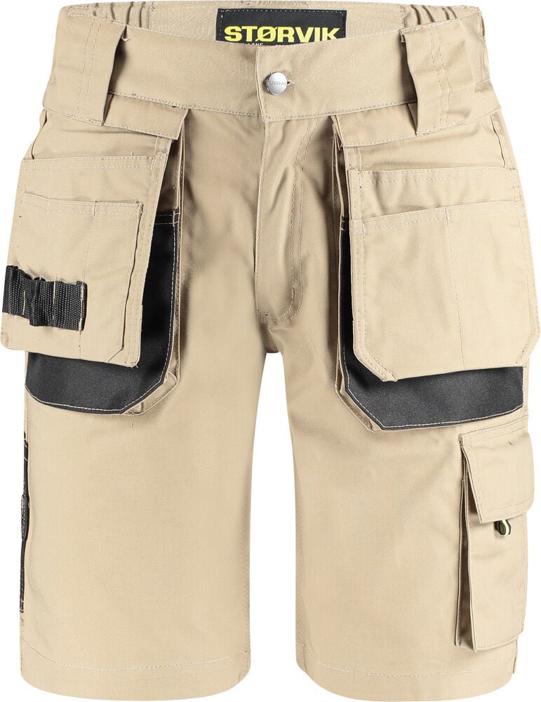 Störvik Job - Korte Werkbroek - Khaki - XL Störvik Job - Korte Werkbroek - Khaki - XL