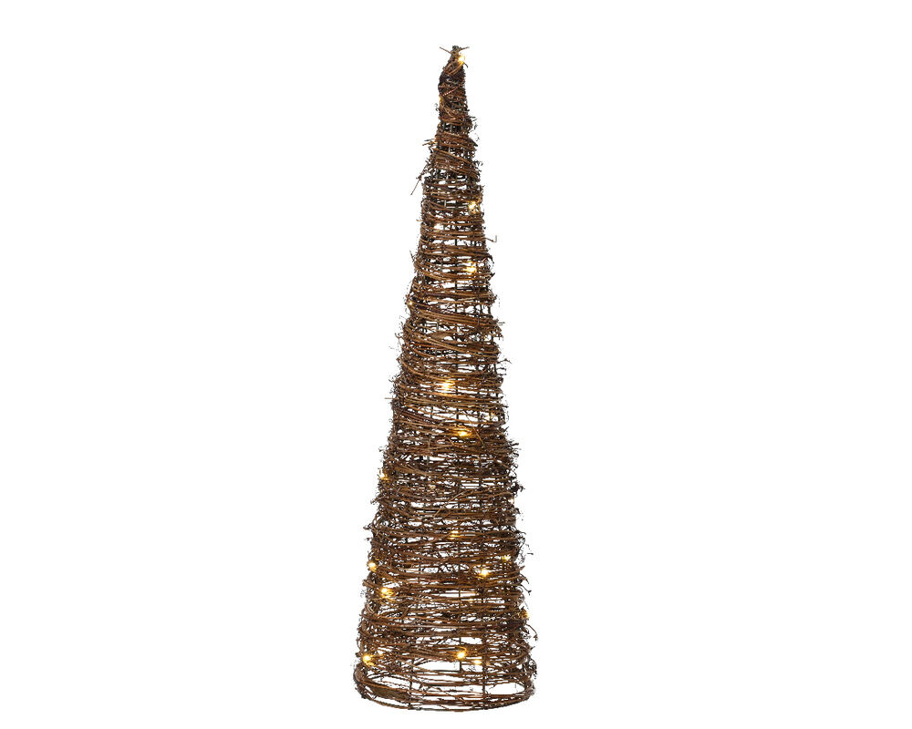 Lumineo LED Piramide - Kerstverlichting - 40 - Bruin / warm wit Lumineo LED Piramide - Kerstverlichting - 40 - Bruin / warm wit