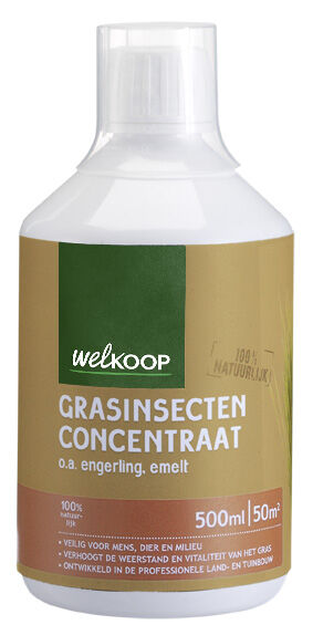 Welkoop Grasinsecten Concentraat - Plantversterker - 0.5 Liter