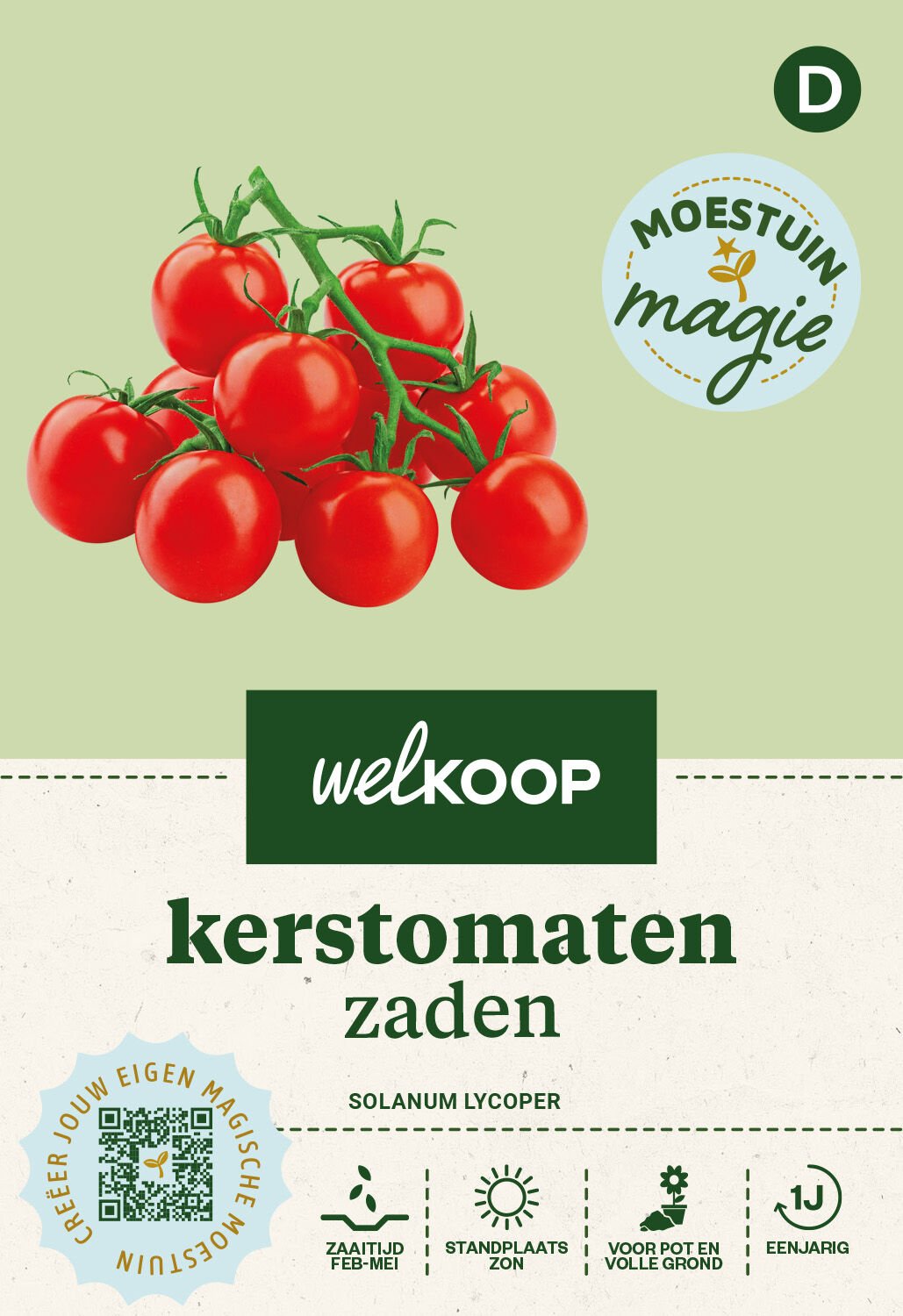 Welkoop Moestuin Magie - Kerstomaten Zaden Welkoop Moestuin Magie - Kerstomaten Zaden