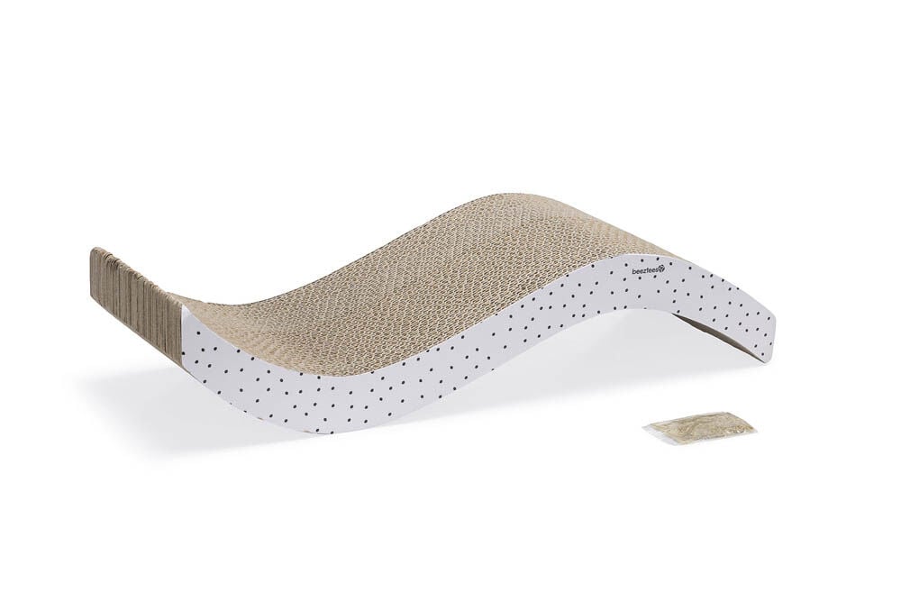 Beeztees Wiva - Krabplank - Wit Bruin - 10x52x10 cm Beeztees Wiva - Krabplank - Wit Bruin - 10x52x10 cm