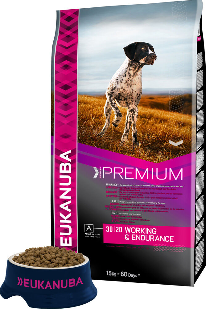 Eukanuba Premium Performance Working & Endurance - Hondenvoer - 15 Kilogram - kip