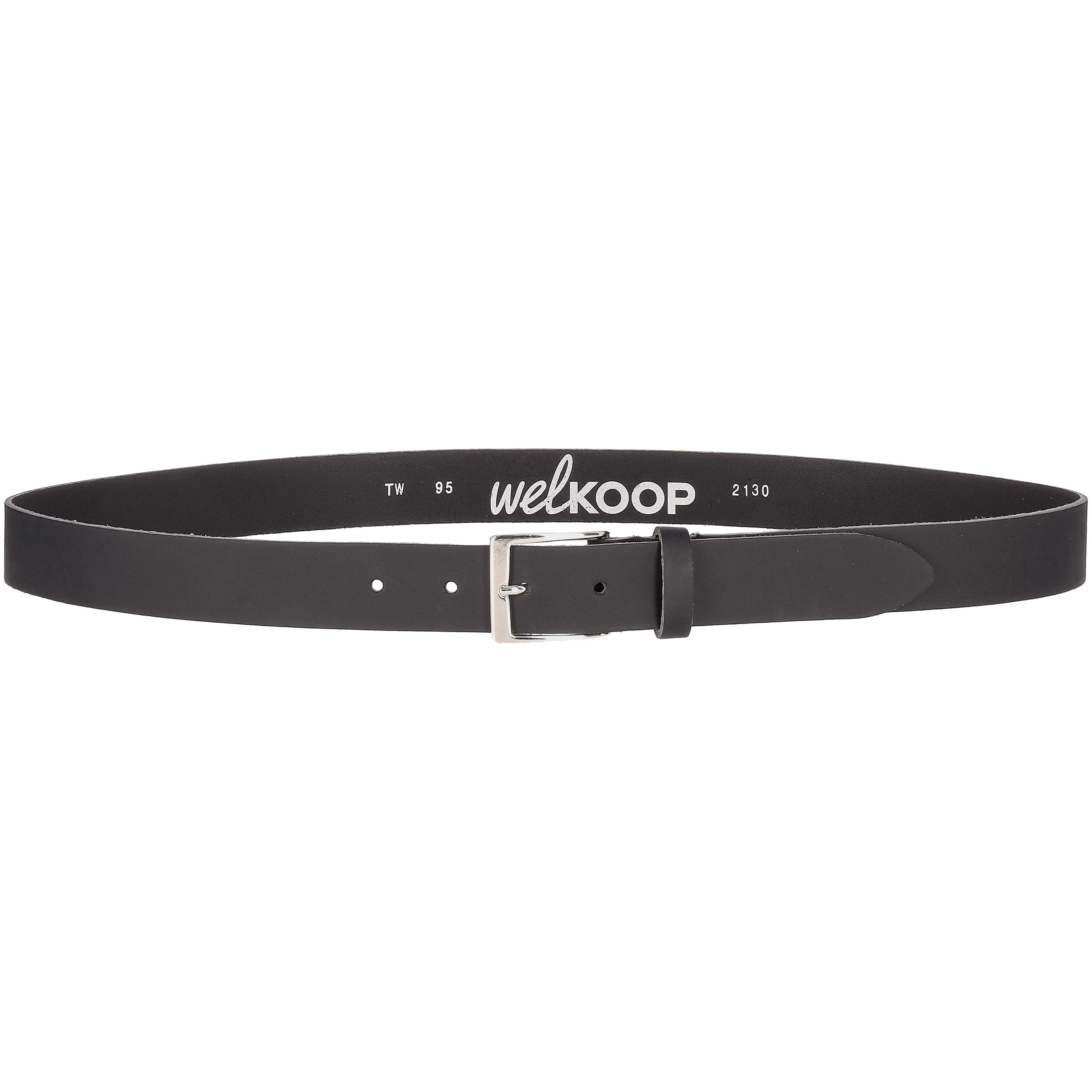 Welkoop 2130 Smal - Riem - Zwart - 105 - 105 cm