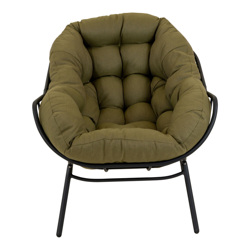 Lesli Living Cozy - Relaxstoel - Groen - 1x101x87 cm