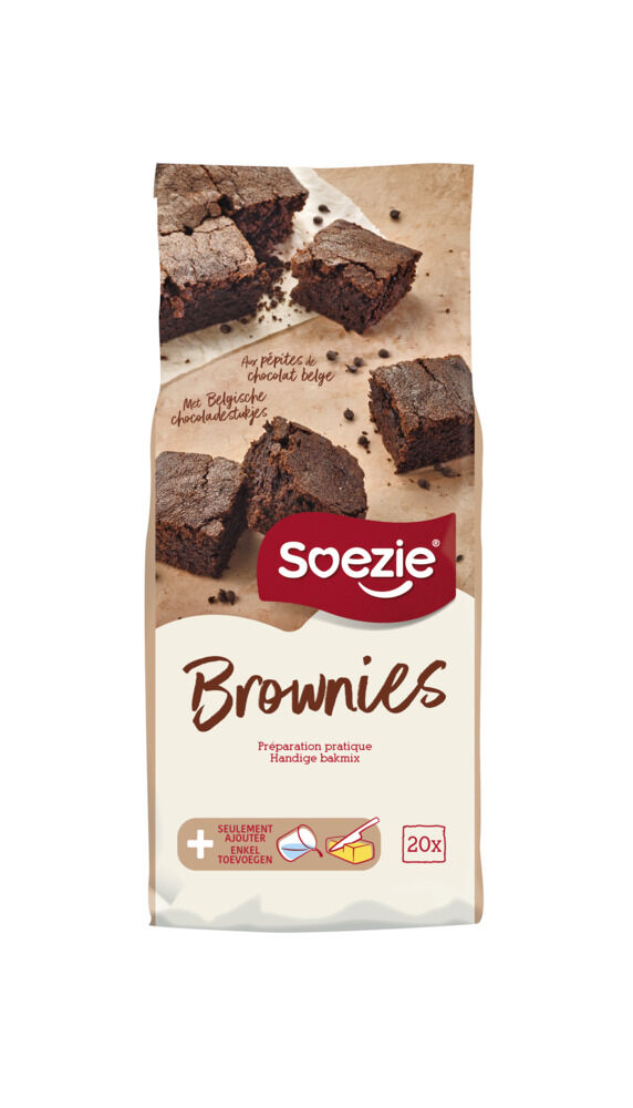 Soezie Mix voor brownies - Gebak & Dessert Soezie Mix voor brownies - Gebak & Dessert