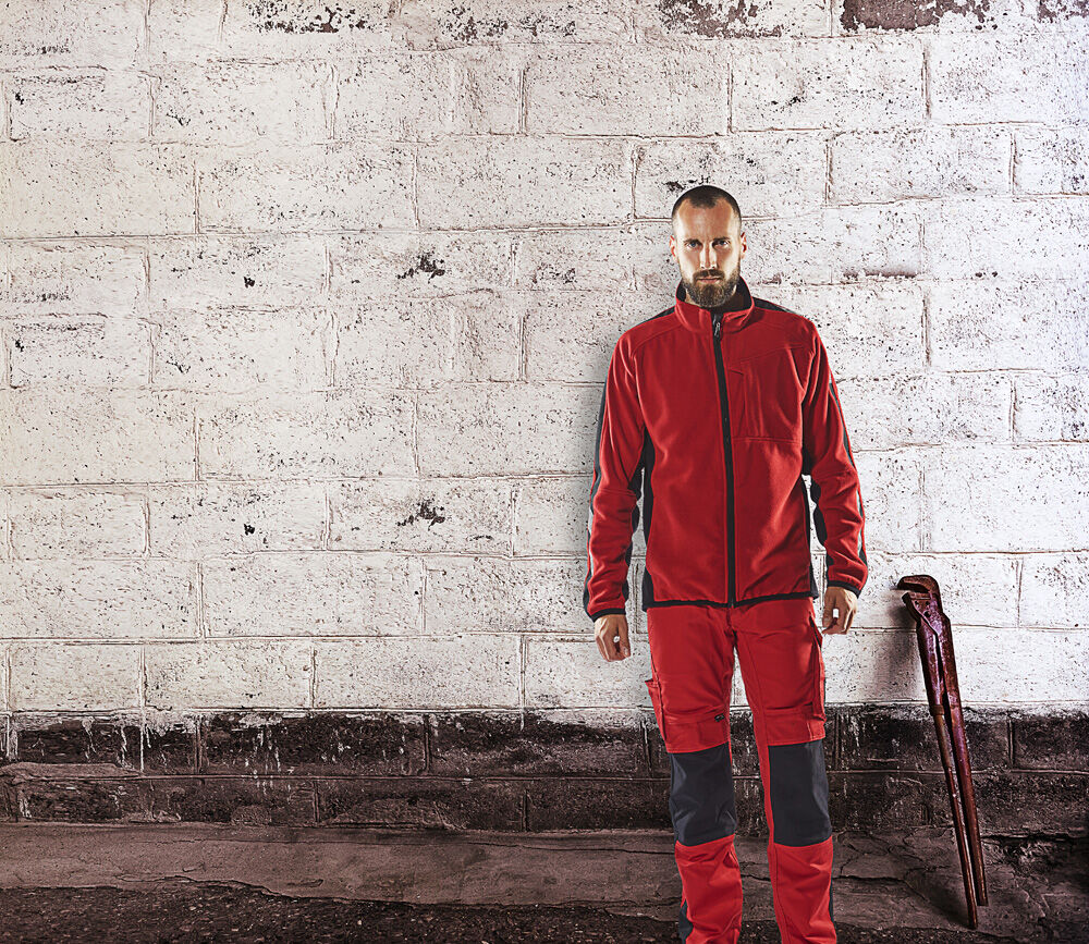 Mascot Mannheim - Werkbroek - Rood Zwart - 62 - 90