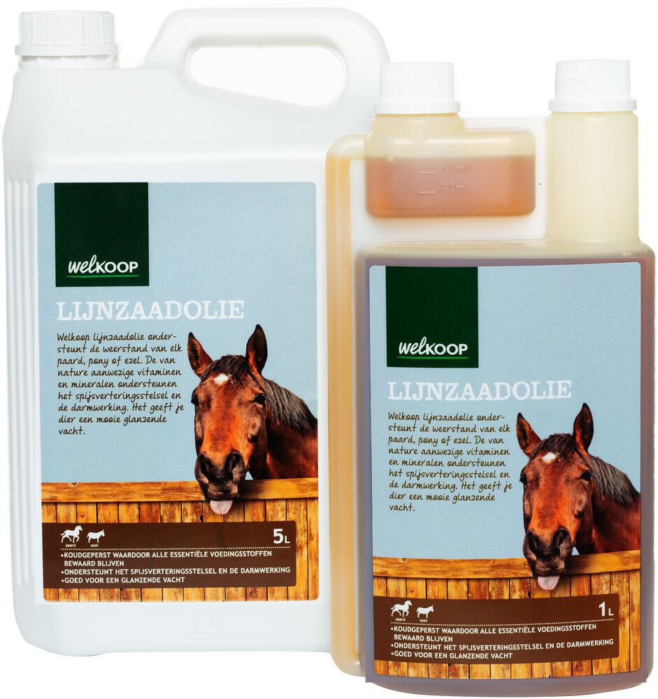 Welkoop Lijnzaadolie - Supplement - 1 Liter - Flacon