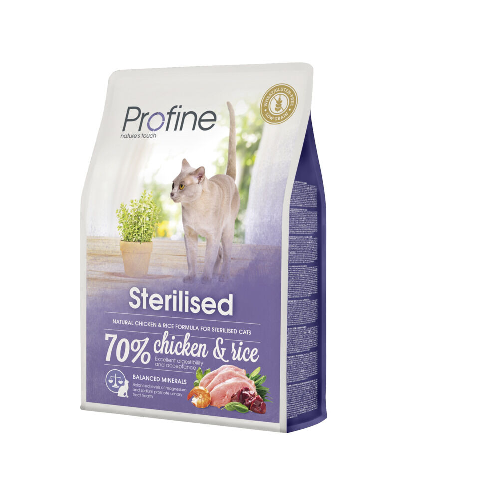 Profine Sterilised - Kattenvoer - 2 Kilogram - rijst, kip Profine Sterilised - Kattenvoer - 2 Kilogram - rijst, kip