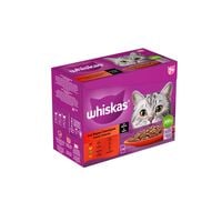 Whiskas  7+ Classic Selectie - Kattenvoer - 12x85 gram - 1020 Gram - saus