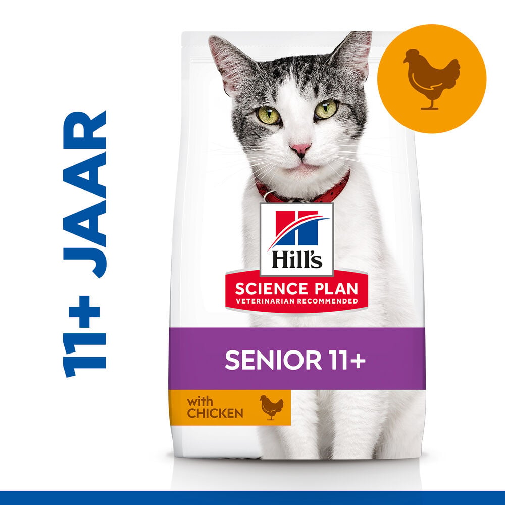 Hill's Science Plan Senior - Kattenvoer - 3 Kilogram - kip