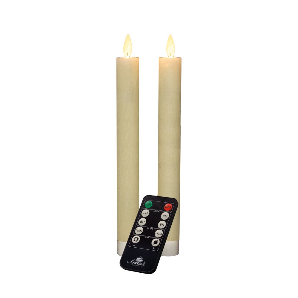 Anna's Collection - LED Dinerkaars - Met afstandsbediening - 26.5 cm - Ivoor Anna's Collection - LED Dinerkaars - Met afstandsbediening - 26.5 cm - Ivoor