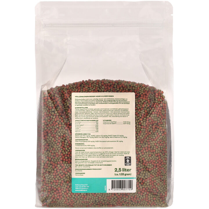 Welkoop Koikorrels  - Vijvervissenvoer - 2.5 Liter