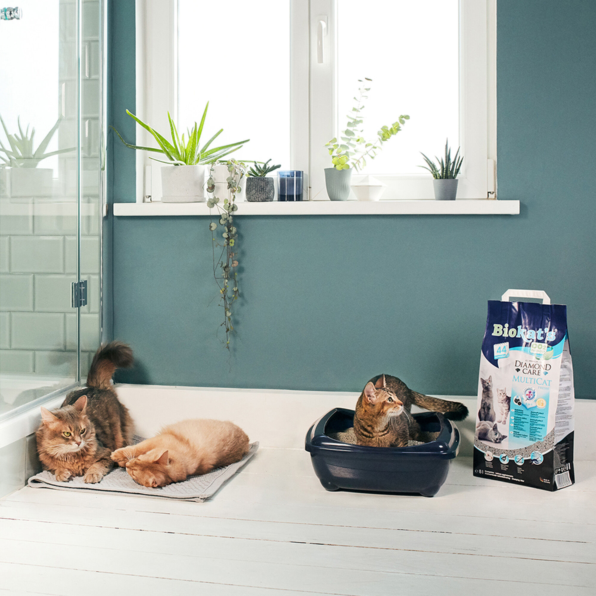 Biokat's Diamond Care MultiCat - Kattenbakvulling - Fijn - 8 Liter