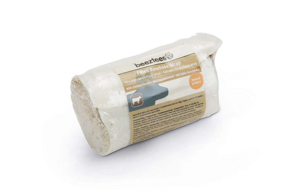 Beeztees Rawhide Wrap- Hondensnack - Kip Beeztees Rawhide Wrap- Hondensnack - Kip