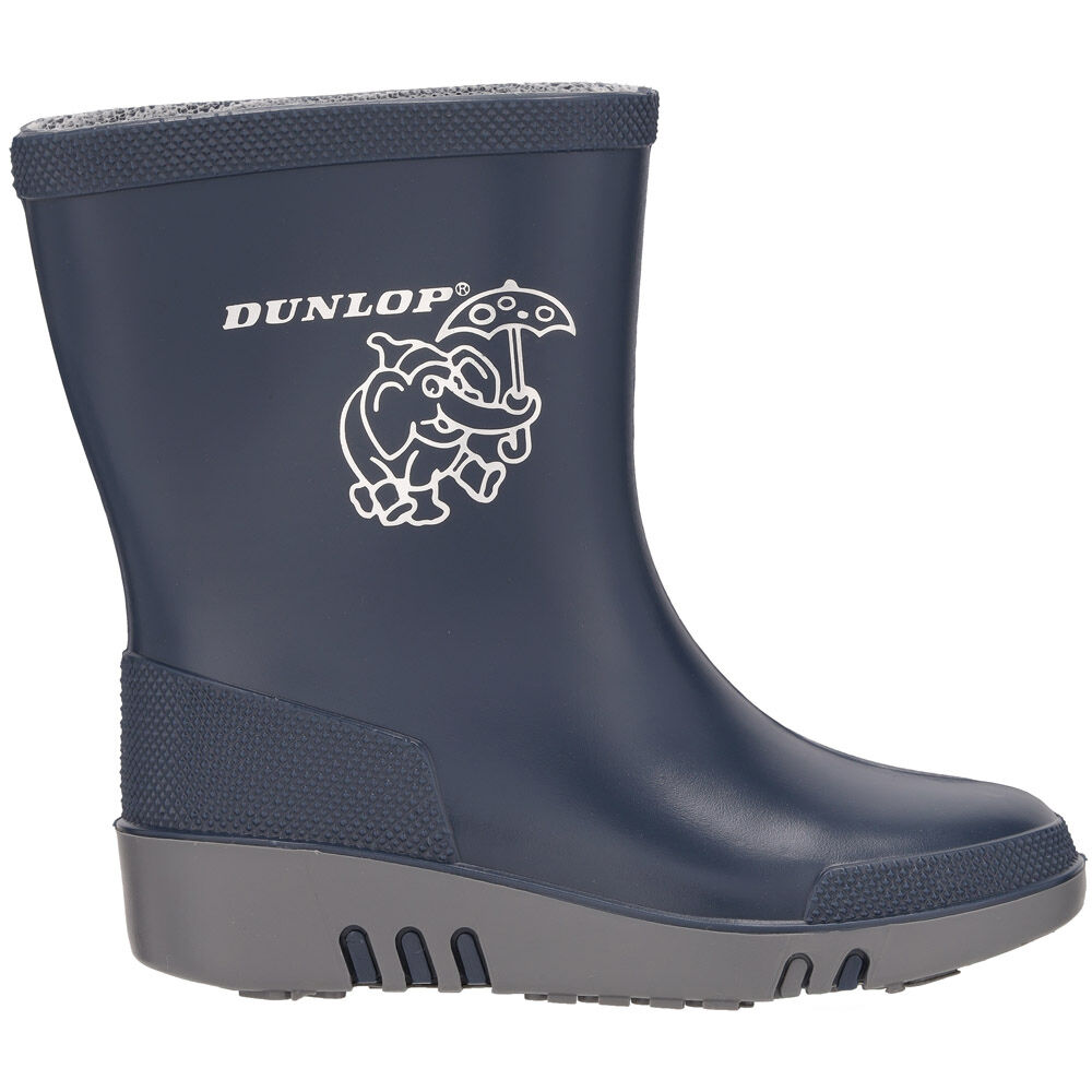 Dunlop Mini K151710 - Regenlaarzen jongens - Kinderlaarzen - Blauw - 24 Dunlop Mini K151710 - Regenlaarzen jongens - Kinderlaarzen - Blauw - 24