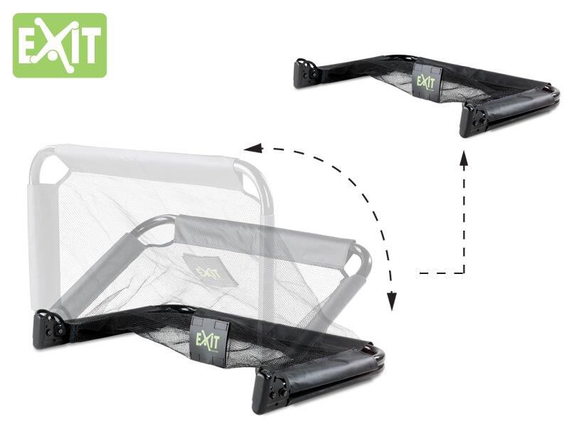 EXIT Pico - voetbalgoal - Zwart - Staal