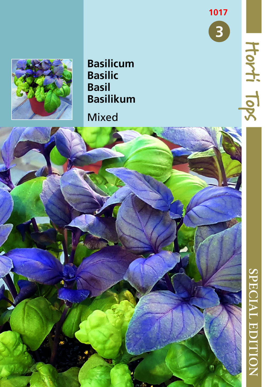 Hortitops Basilicum mix Ocimum basilicum - Groentezaden
