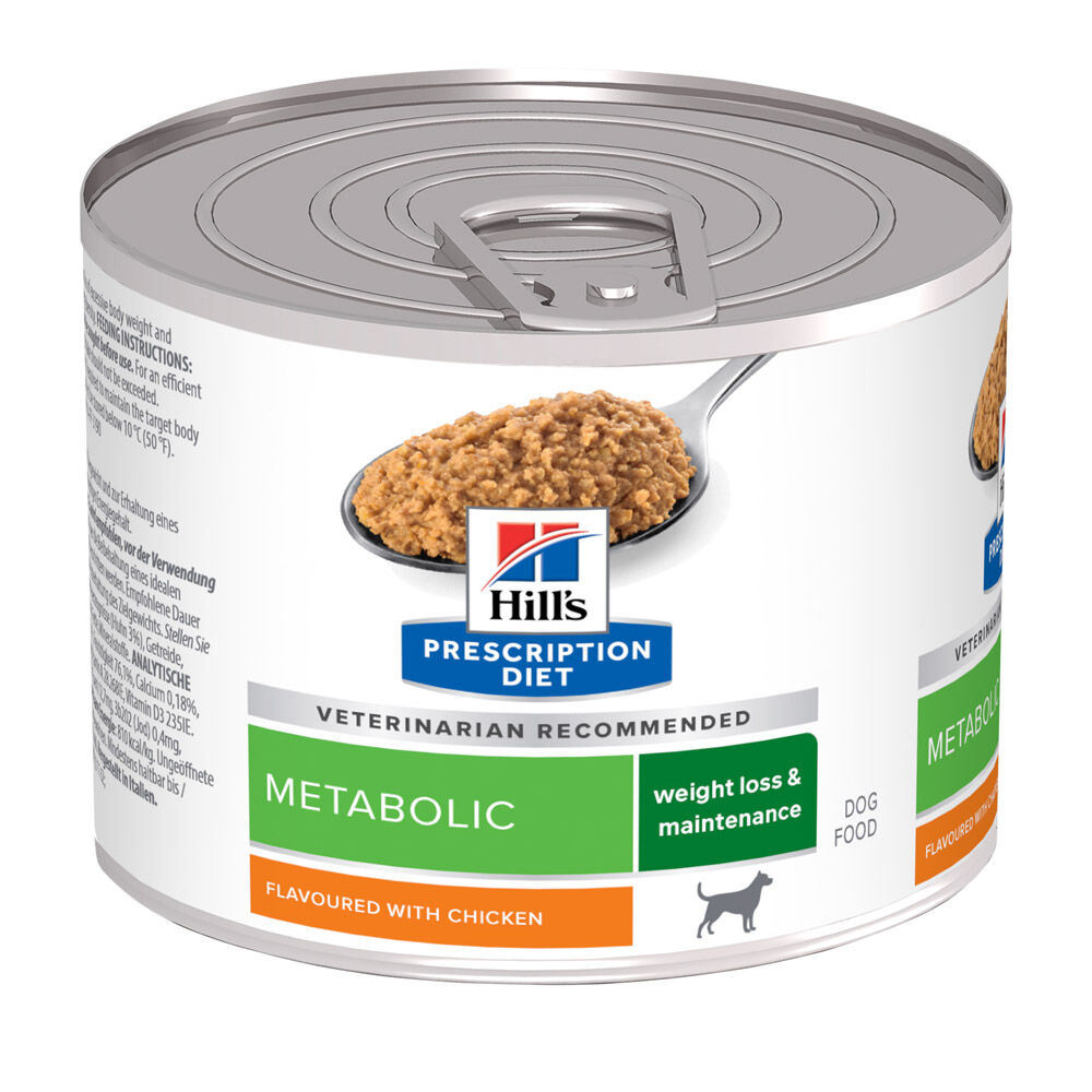 Hill's Prescription Diet Metabolic Weight Management - Hondenvoer veterinair - 200 Gram - kip Hill's Prescription Diet Metabolic Weight Management - Hondenvoer veterinair - 200 Gram - kip