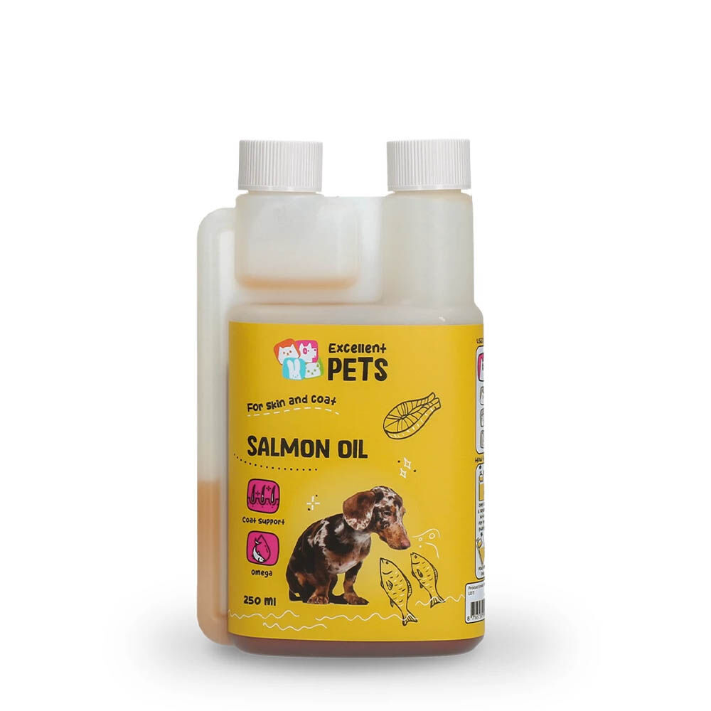 Excellent Dog Fish Oil - Huid en Vacht Hond - 250 Milliliter - Vis Excellent Dog Fish Oil - Huid en Vacht Hond - 250 Milliliter - Vis