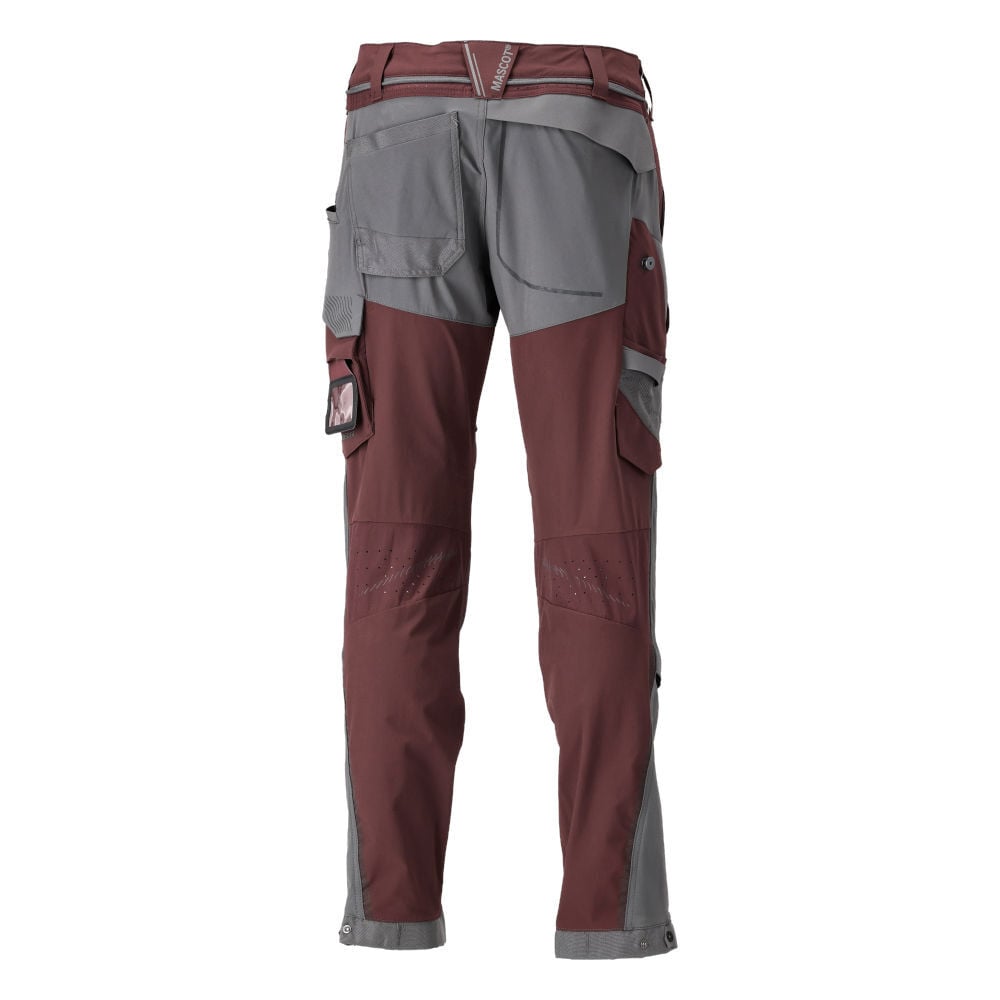 Mascot Customized 22279 - Werkbroek - Bordeaux / Grijs - 62 - 82