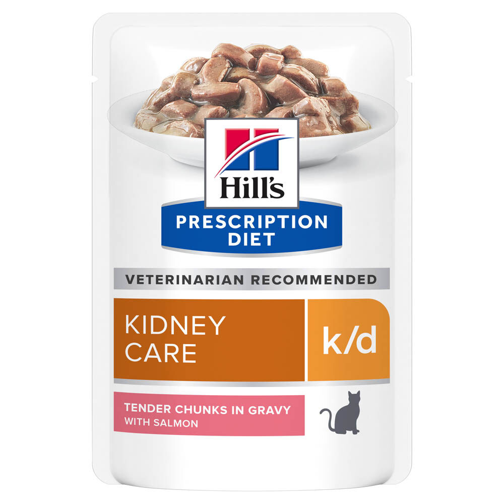 Hill's Prescription Diet Kidney Care k/d - Kattenvoer - 85 Gram - zalm Hill's Prescription Diet Kidney Care k/d - Kattenvoer - 85 Gram - zalm