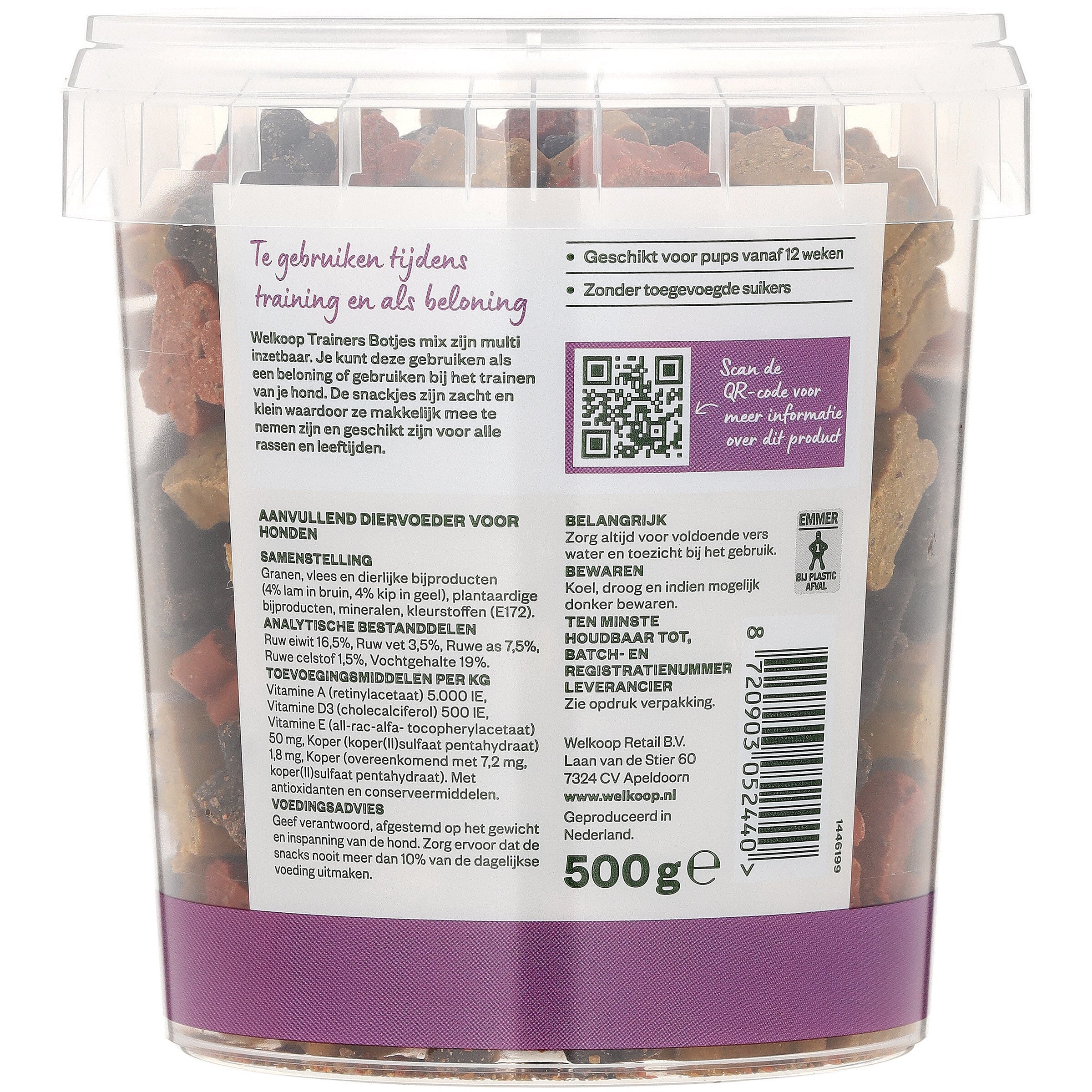 Welkoop Trainer Bot - Mix -  Hondensnack - 1 Gram - Mix