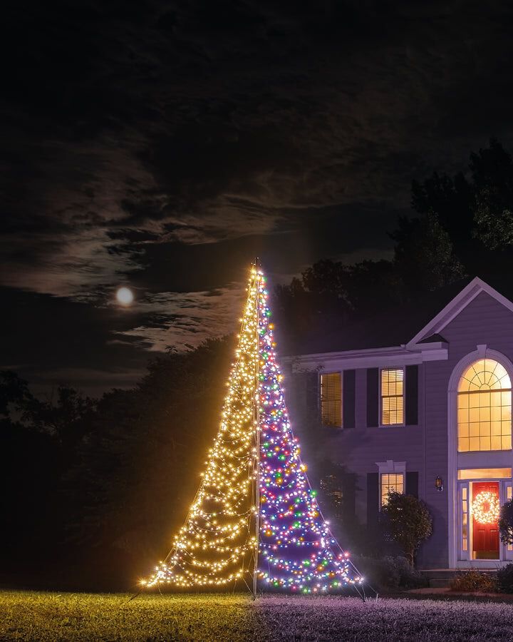 Fairybell Luminous Switch - Vlaggenmast kerstboom - 1500 - Multicolor - 400 cm Fairybell Luminous Switch - Vlaggenmast kerstboom - 1500 - Multicolor - 400 cm