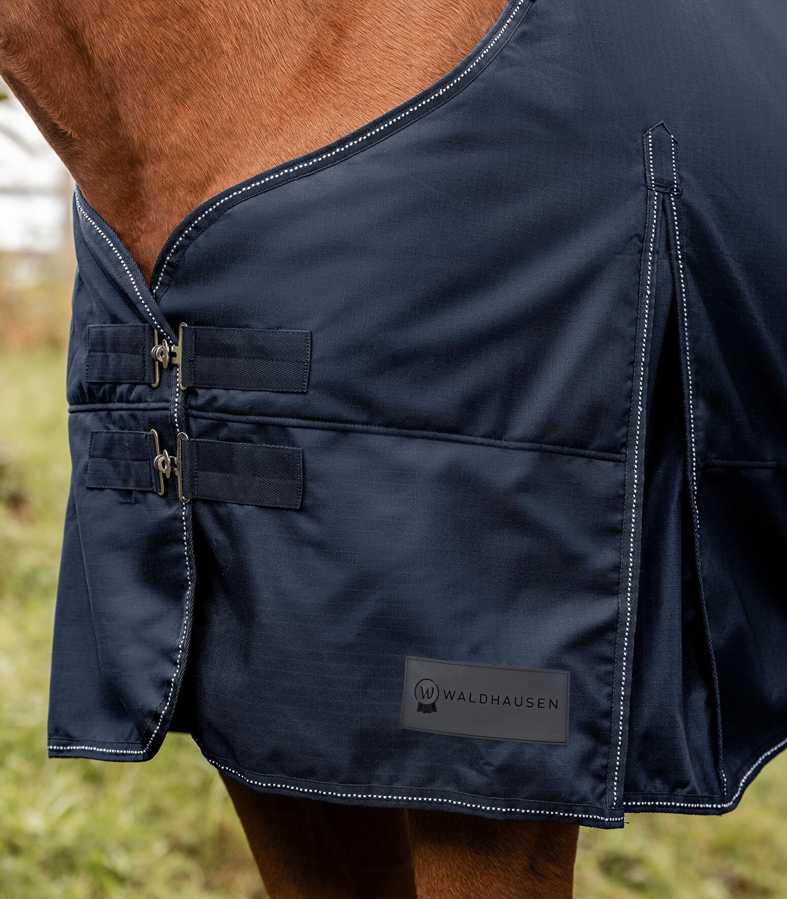 Waldhausen Nordic 100 gr - Winterdeken - Paardendeken - Blauw - 145/195