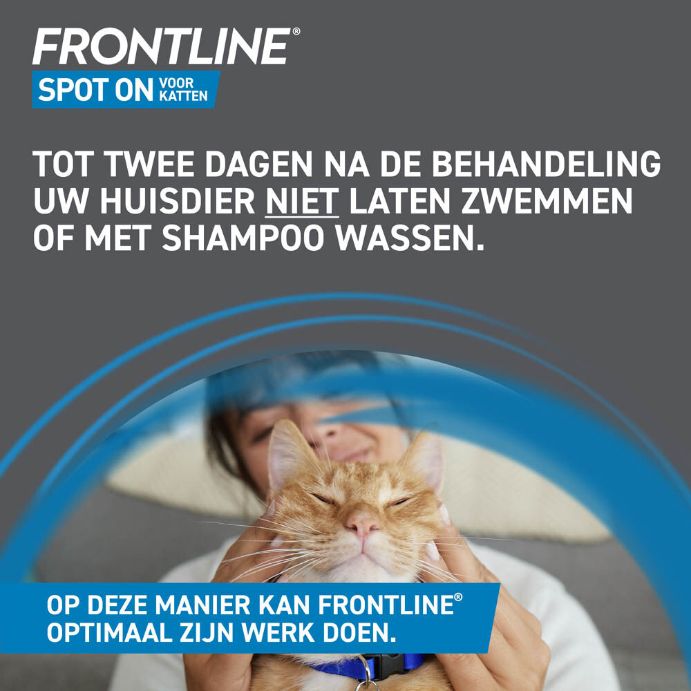 Frontline Spot On - Vlooien en tekenpipet - 3 pipetten - 3 Stuks