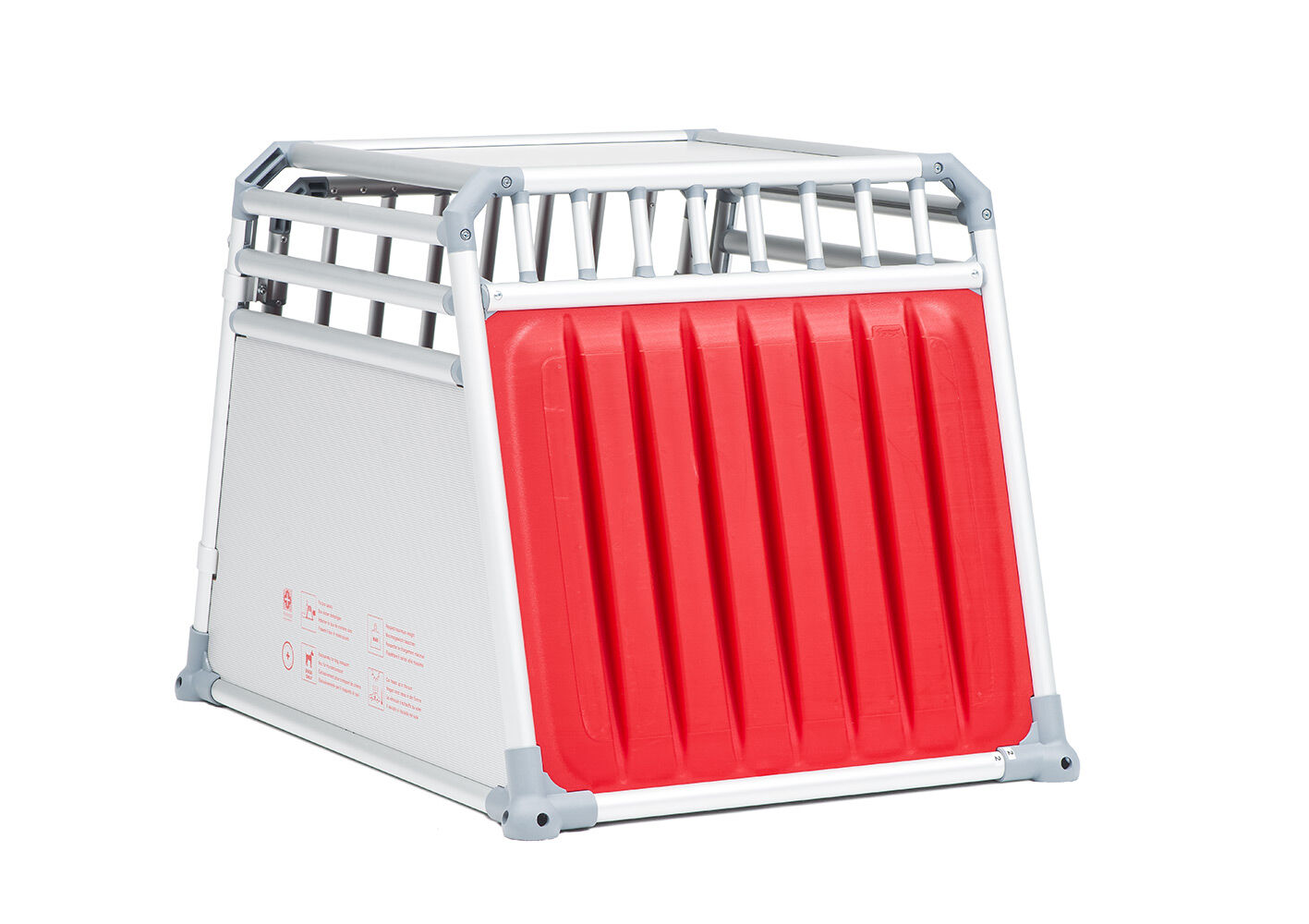 4Pets Pro 22 - Autobench - voor 2 Honden - chroom - 66x96596.5x93.5 cm - L