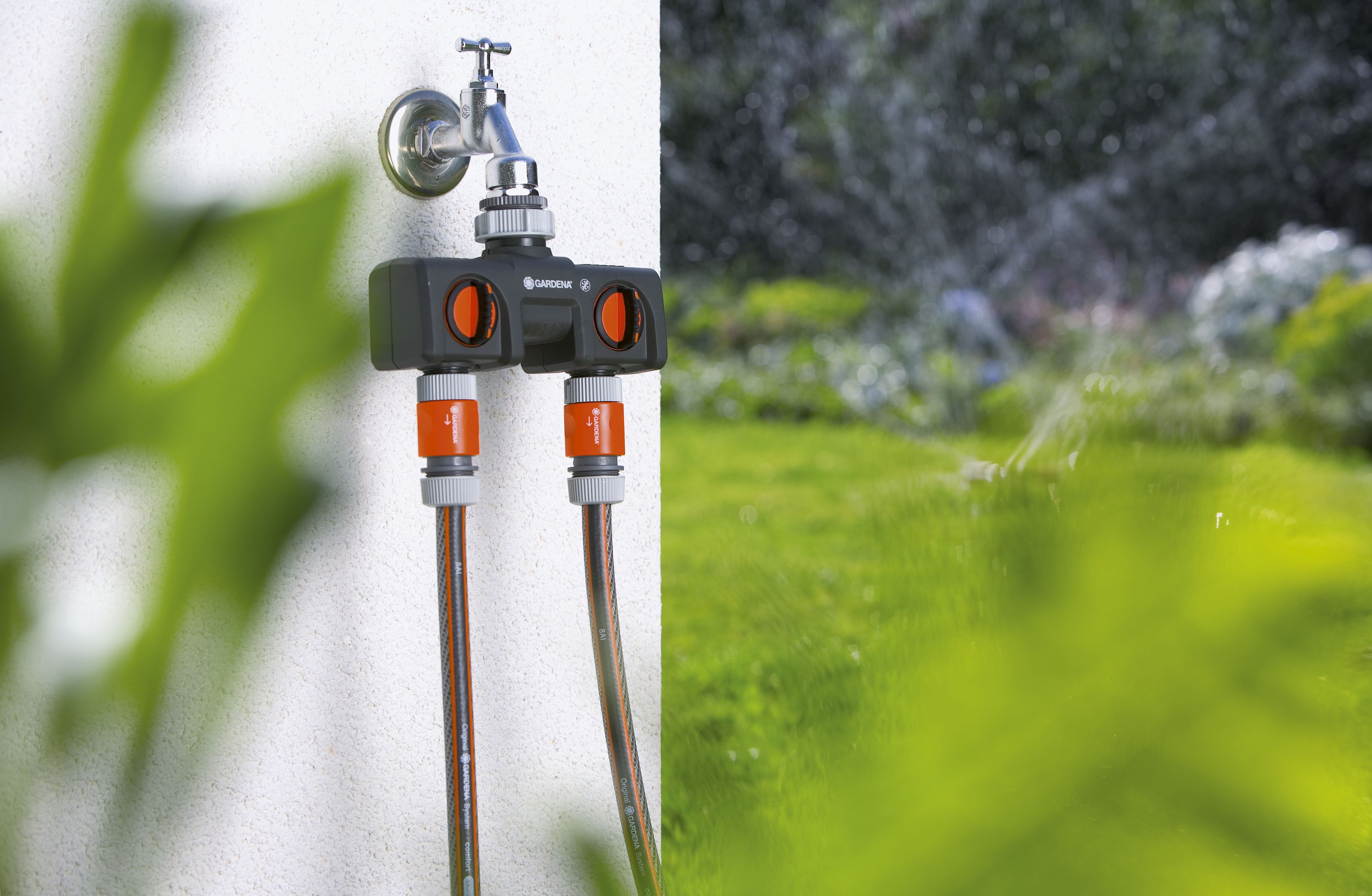 Gardena Waterverdeler 2-weg - Aansluitstuk