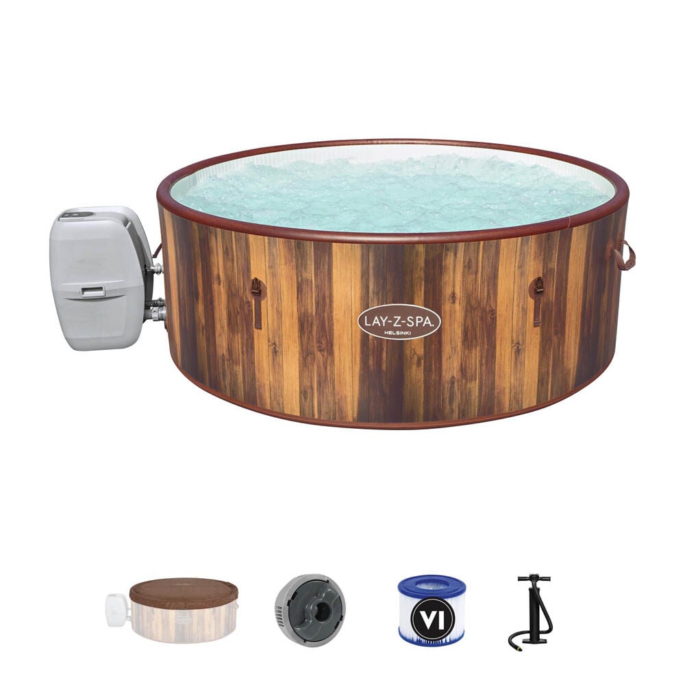 Bestway Helsinki Airjet - Lay-Z-Spa - Bruin - 180 cm