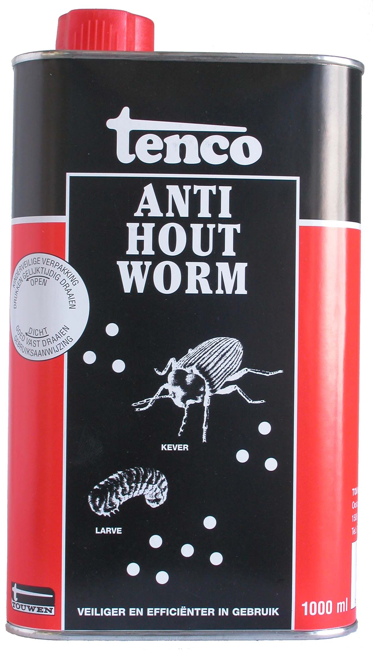 Tenco - Antihoutworm Houtconservering - 1 Liter Tenco - Antihoutworm Houtconservering - 1 Liter