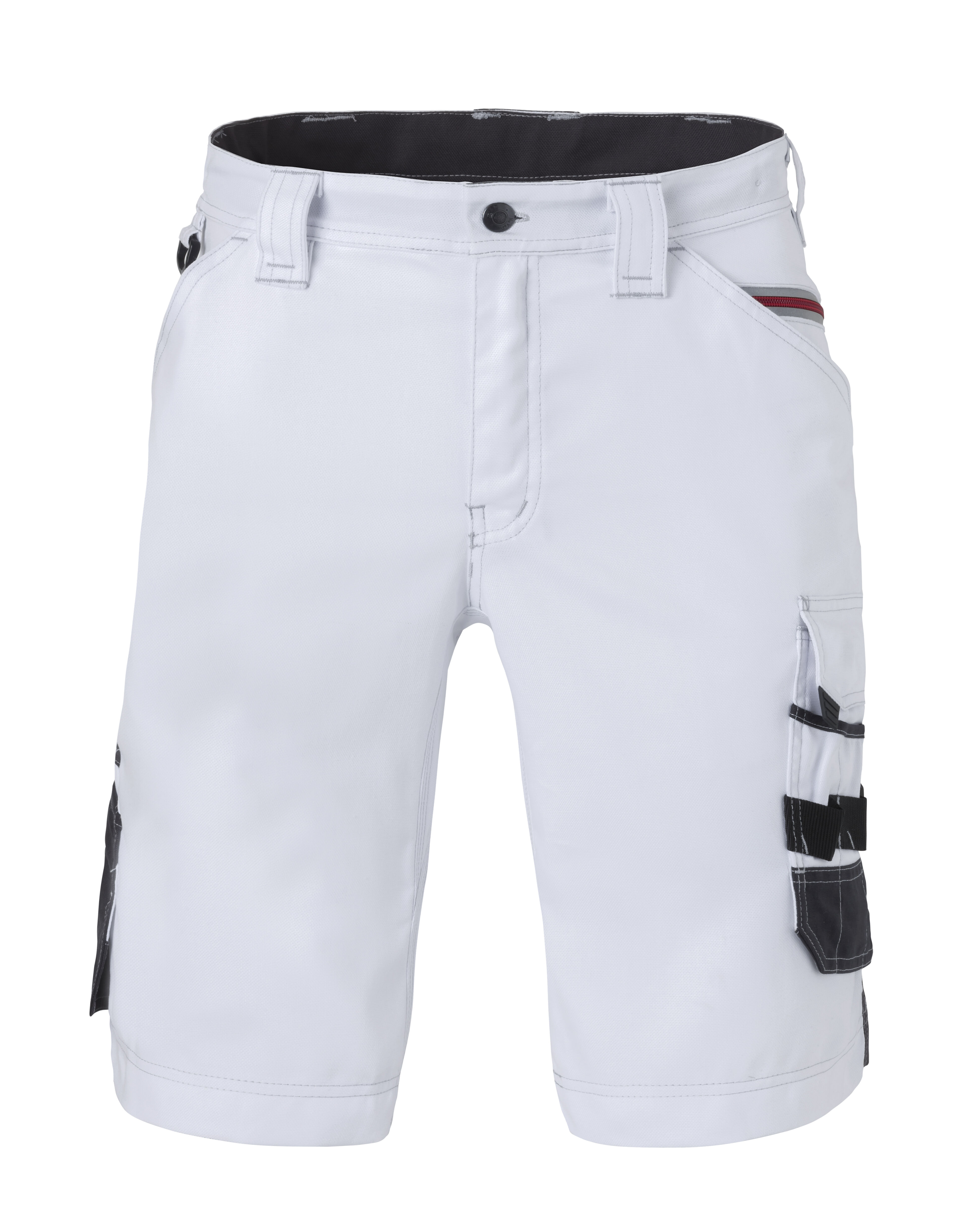 HAVEP Attitude 80241 - Korte Werkbroek - Wit / donkergrijs - 54