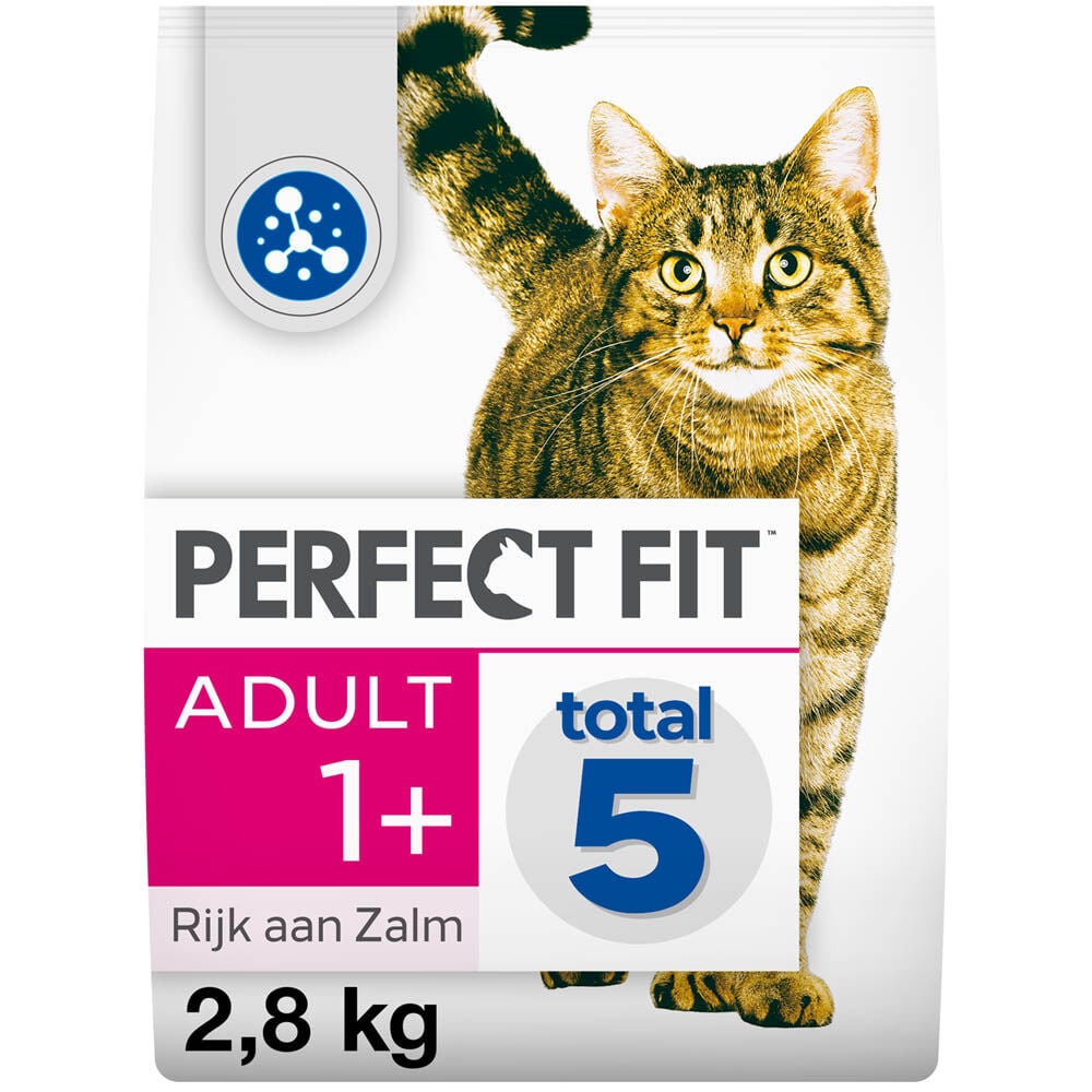 Perfect Fit Adult 1+ - Kattenvoer - 2.8 Kilogram - zalm Perfect Fit Adult 1+ - Kattenvoer - 2.8 Kilogram - zalm